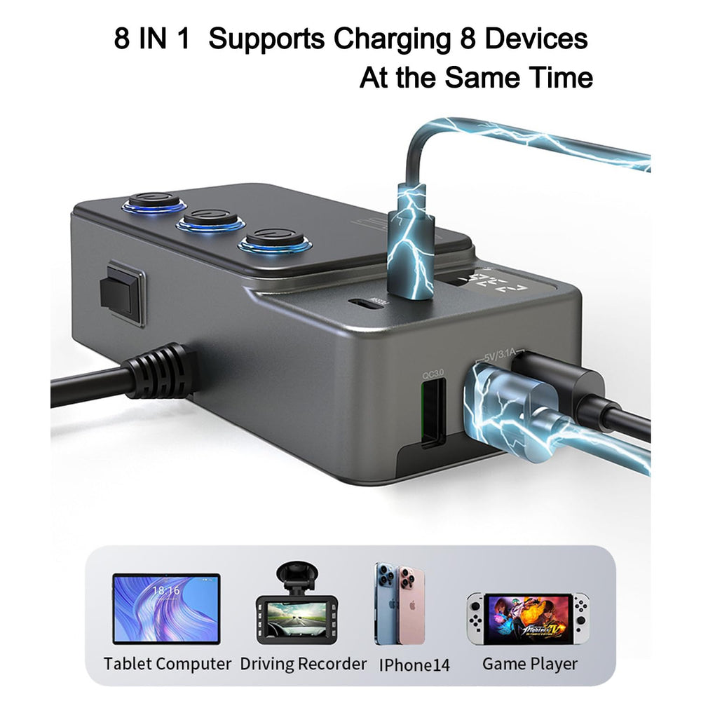 HURMAI USB-C PD port enables fast charging on the go