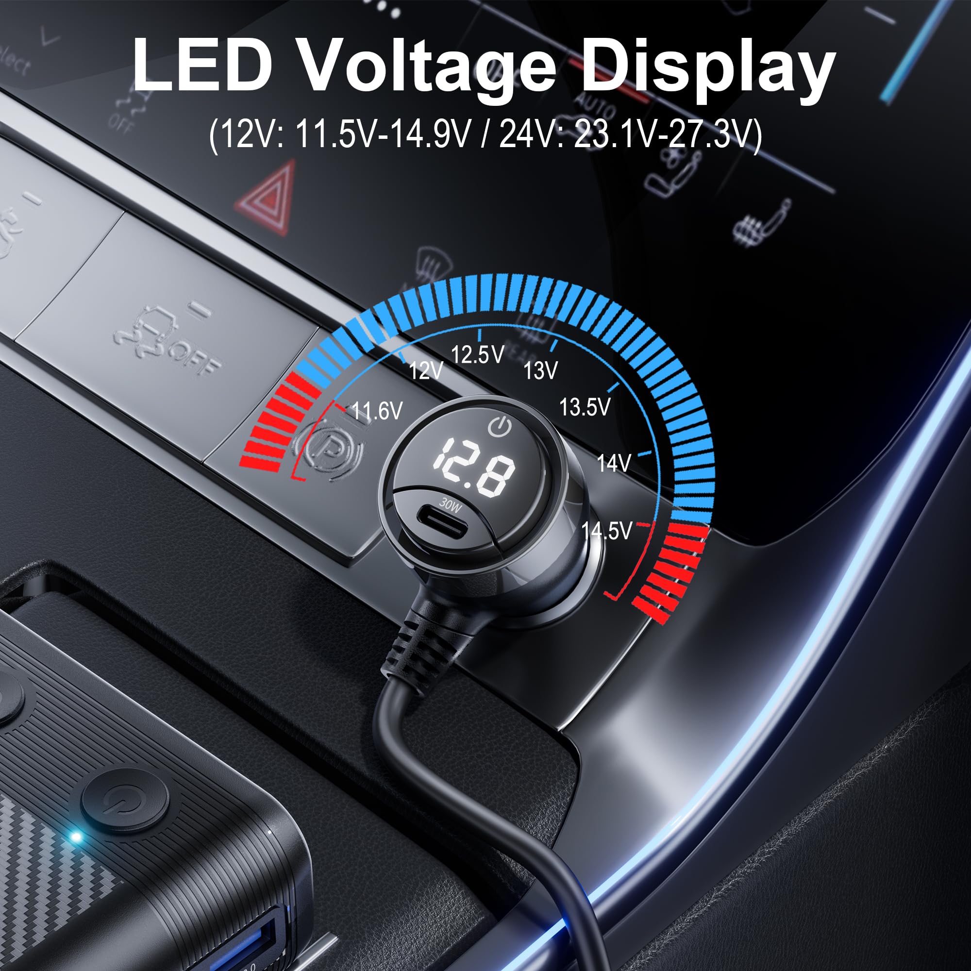 HURMAI PD30W USB-C port enabling fast charging on the go