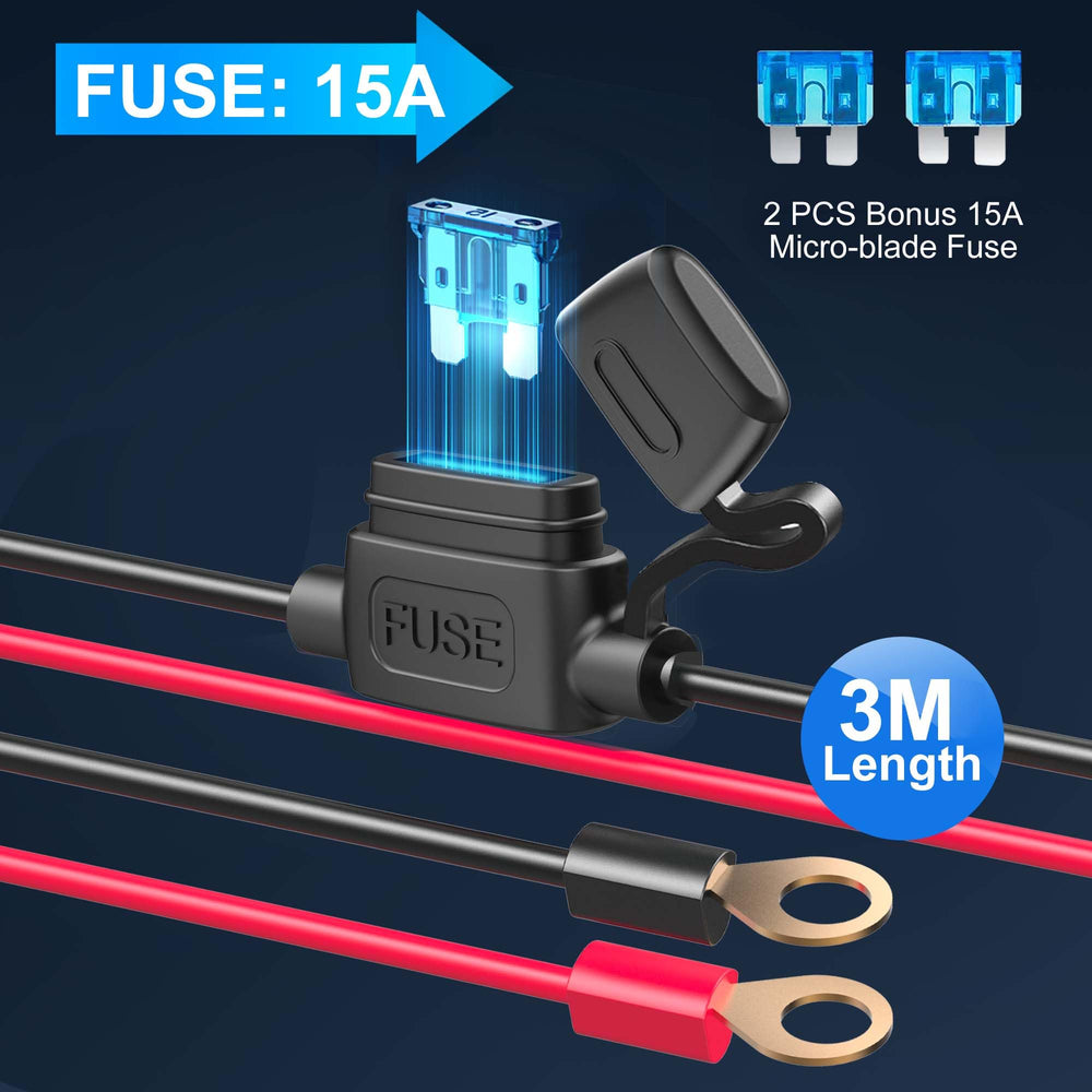 HURMAI smart LED display and master switch for quick power monitoring.