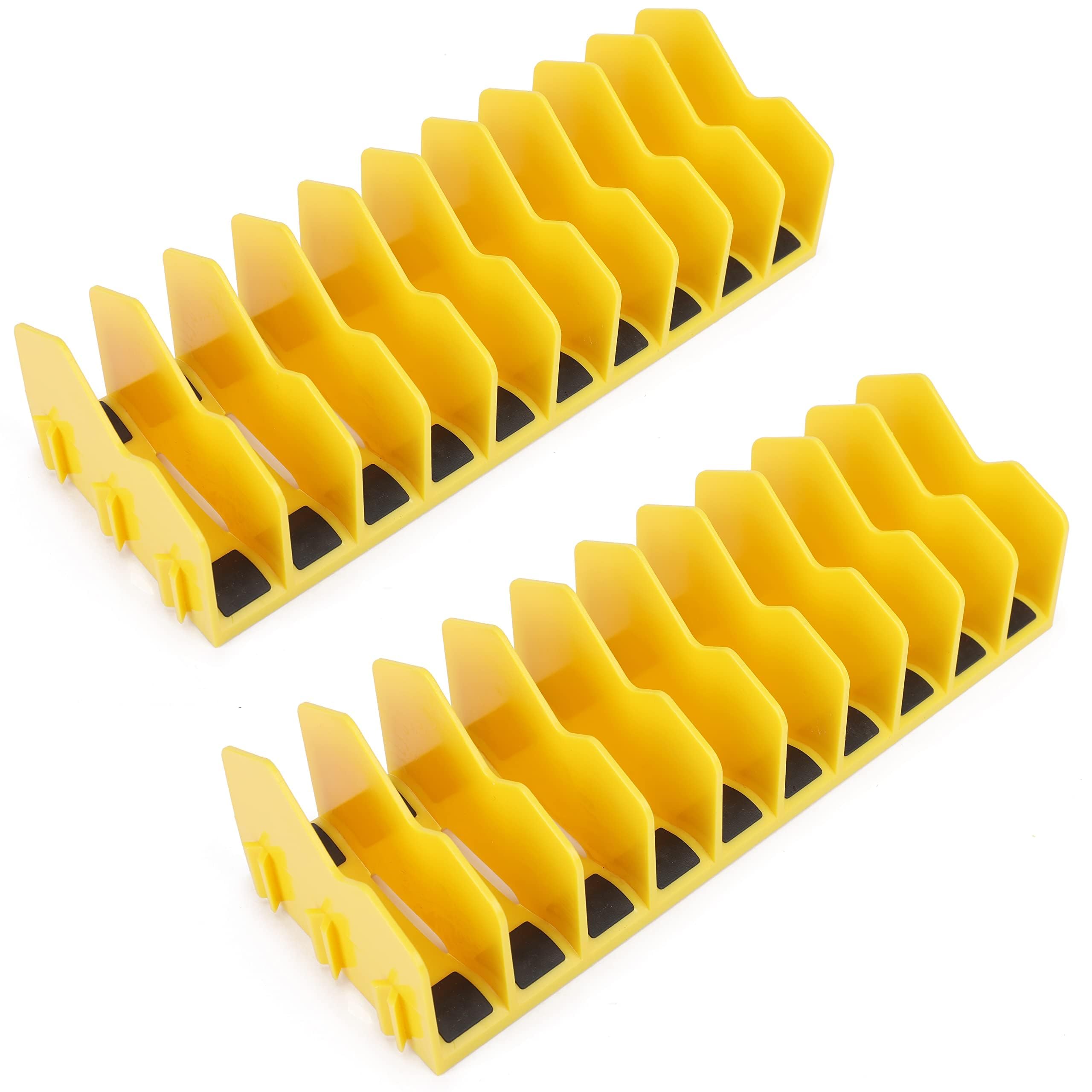 Hurricane pliers organizer rack with extendable design keeps tools neatly separated.