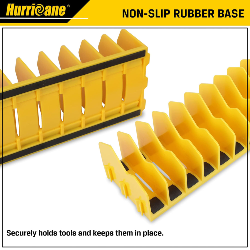 Hurricane durable rack material supports daily workshop organization.