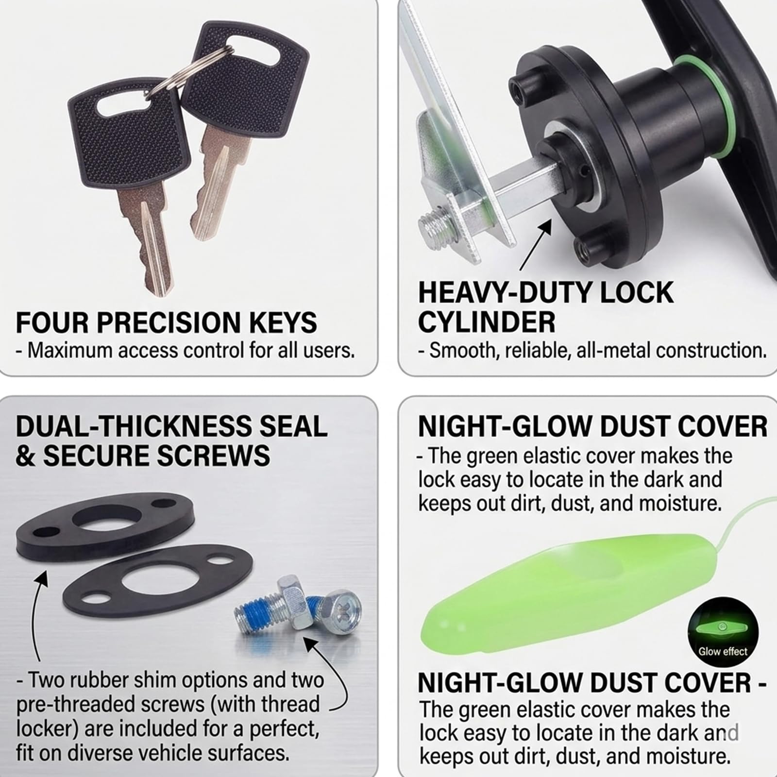 Hurrikom silicone shield blocks debris for longer use.