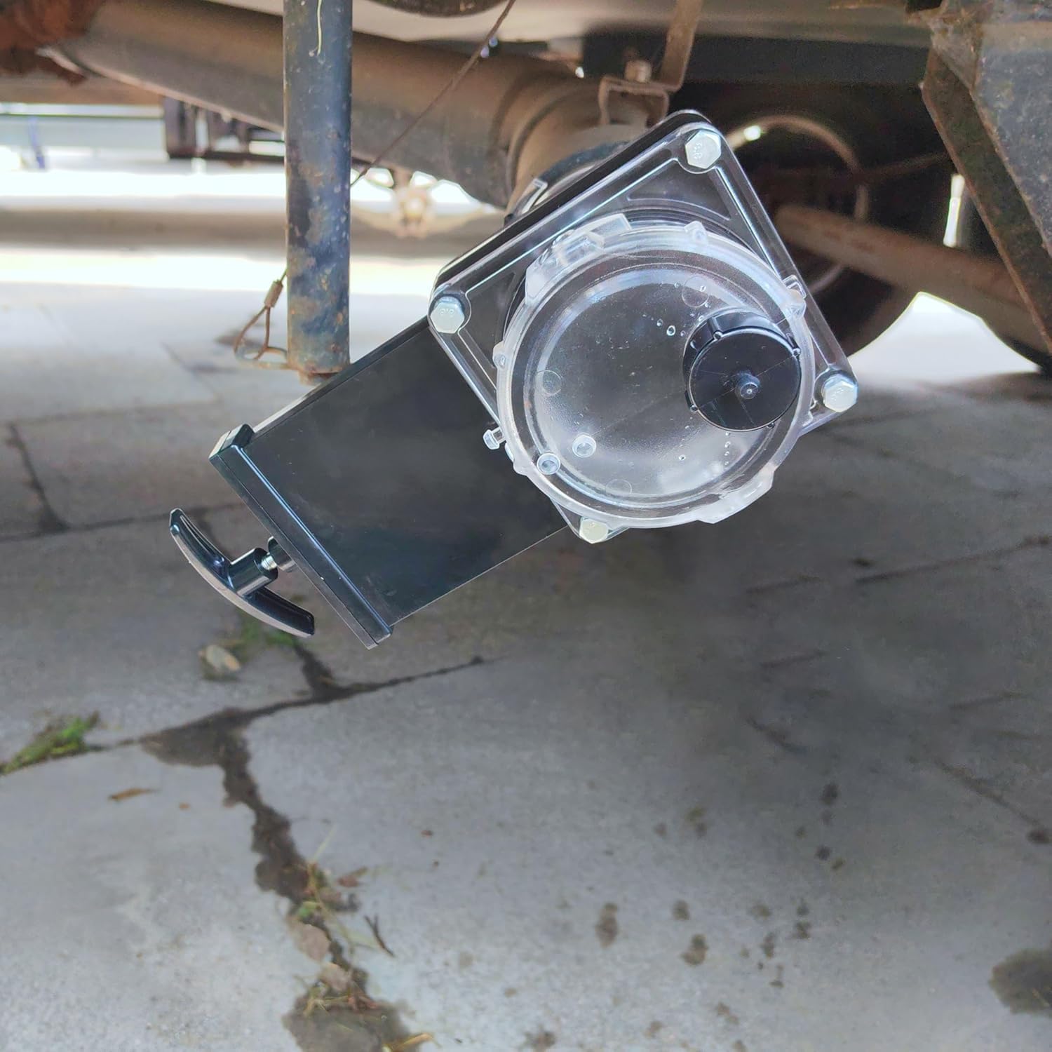 Hurrventer valve front view with visual inspection capability for easy monitoring.