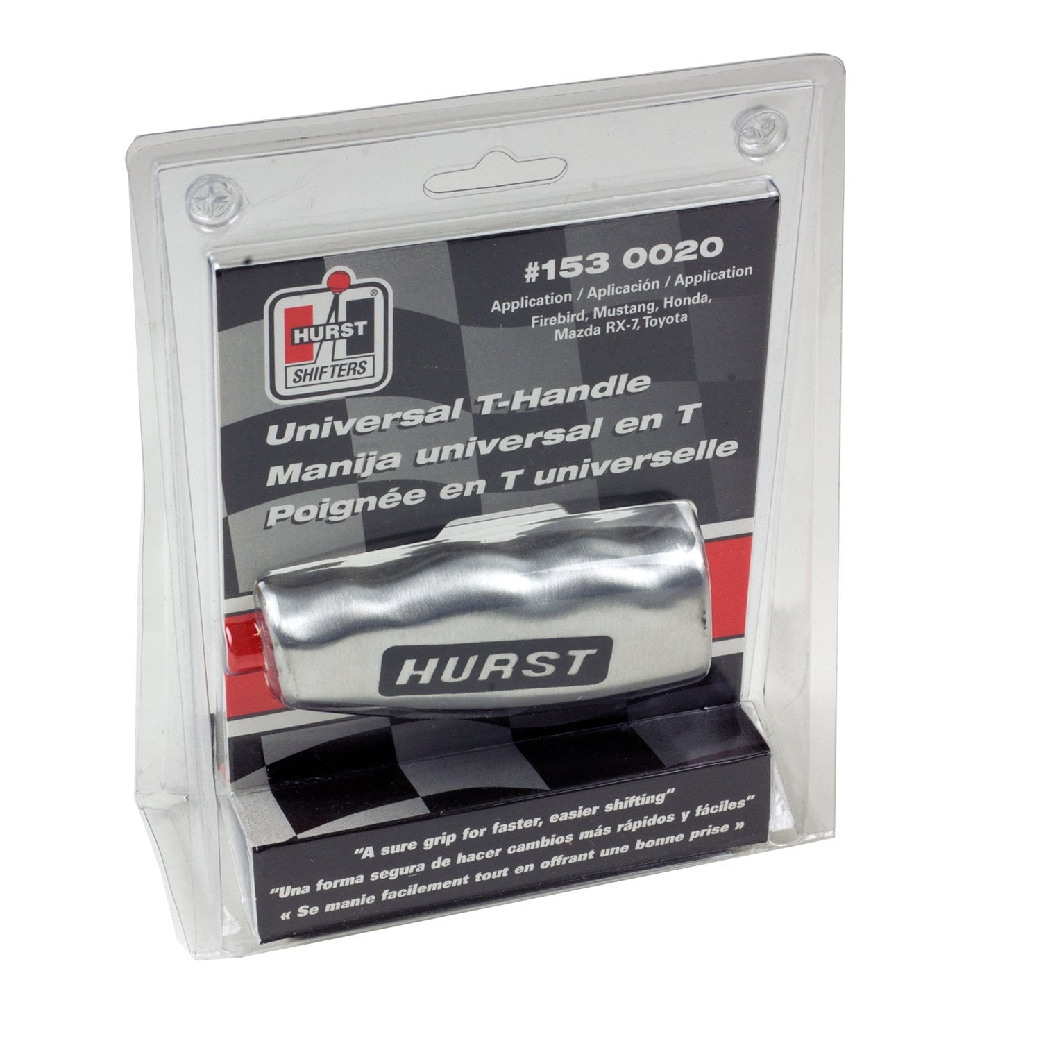 Hurst universal T-handle offers ergonomic grip for stable shifts