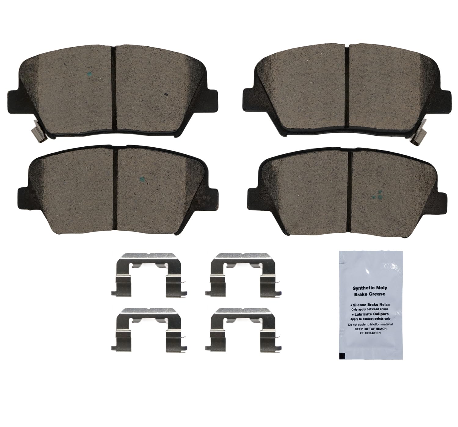 HUSCH D1432 front ceramic brake pads for Hyundai Santa Fe 2010-2012 quiet stops