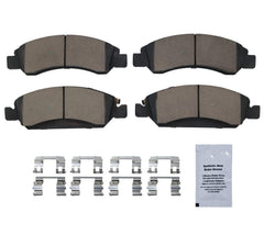HUSCH ceramic brake pads with slot design reduces heat buildup
