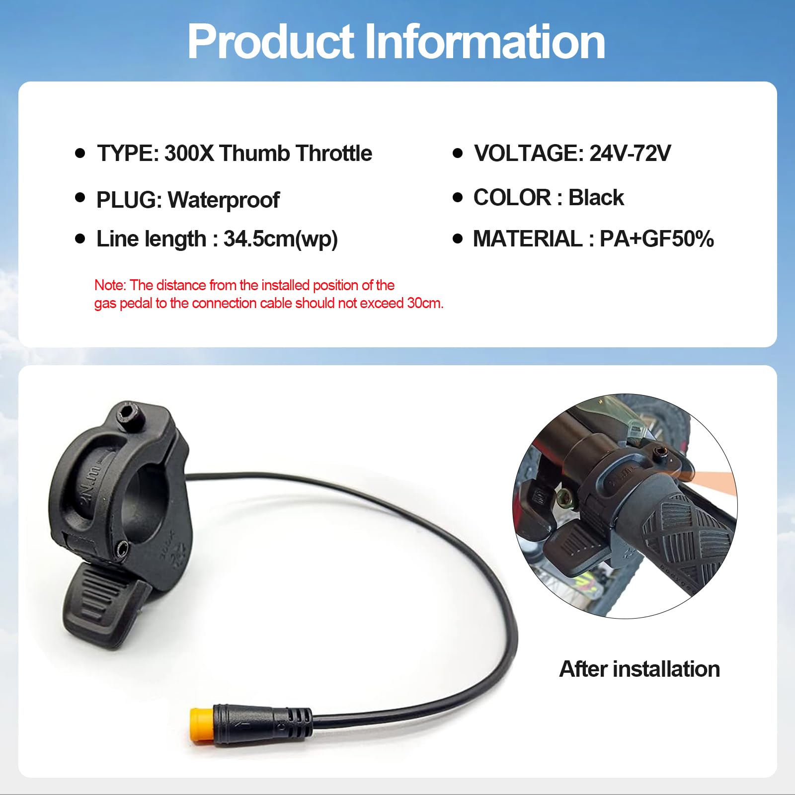 HUSETOO includes L-wrench for quick installation on the bar