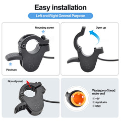 HUSETOO waterproof plug protects connections during rain rides