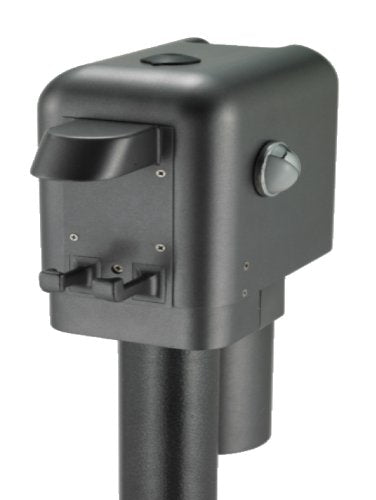Husky HB4500 Brute power jack showing 6-inch drop-down leg for stability.