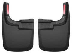 Husky Liners front mud guards installed on Ford F-250/F-350 for durable protection.