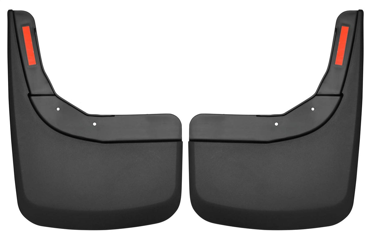Husky Liners rear-left mud guard for Silverado 1500 protects wheel well.