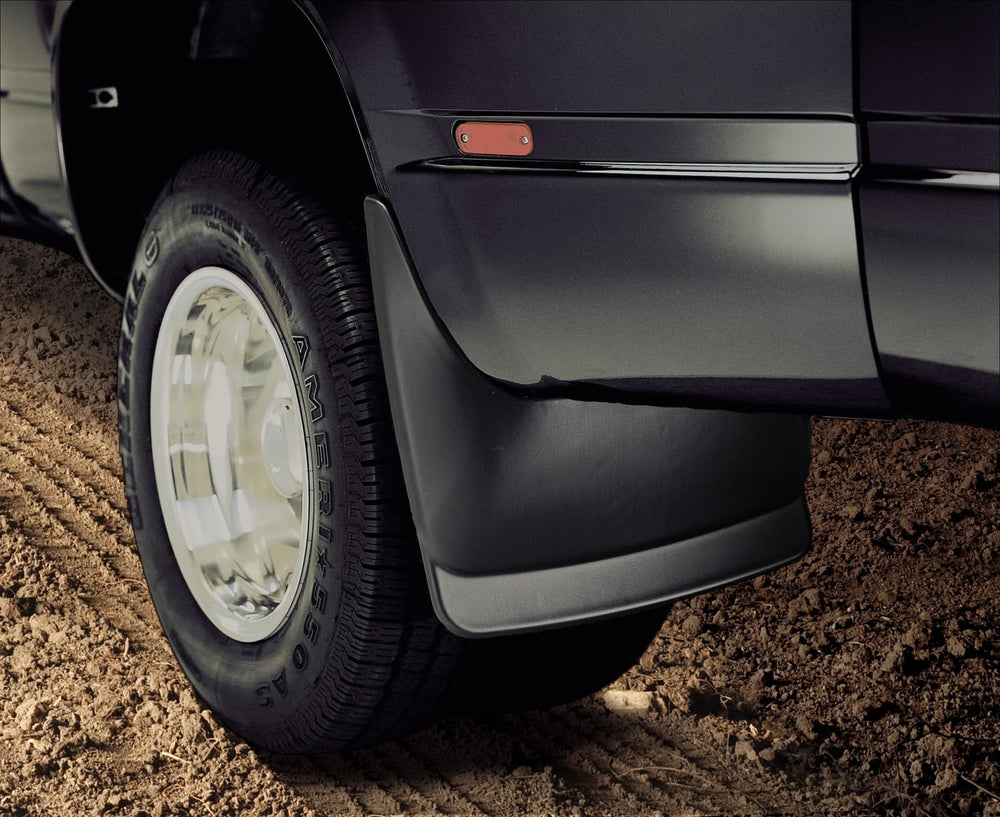 USA-made Husky Liners mud guards packaging and branding.
