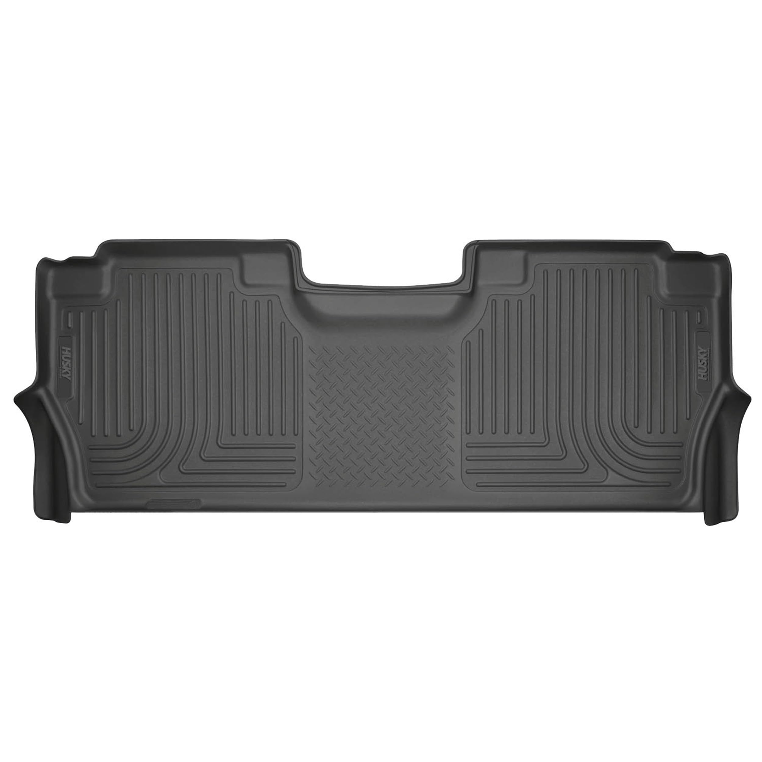 Husky Liners WeatherBeater front-row fit protects carpet from daily wear and moisture.