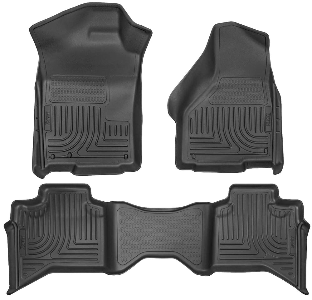 Husky Liners WeatherBeater front floor liner for Ram 1500 Quad Cab with laser-tight fit