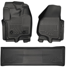 Husky WeatherBeater front left mat with precise fit and carpet protection