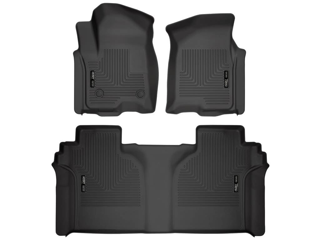 Husky Liners Weatherbeater front mat for Silverado with laser tight fit