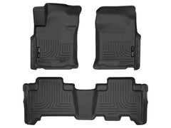 Husky Liners WeatherBeater front mats for 4Runner with edge-to-edge protection