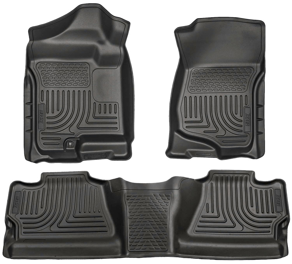 WeatherBeater front mats by Husky Liners protect Silverado cab with laser-tight fit
