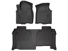 Husky Liners WeatherBeater front mats installed for precise protection