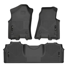 Husky Liners WeatherBeater front-row mat for Ram 2500 with edge-to-edge protection.