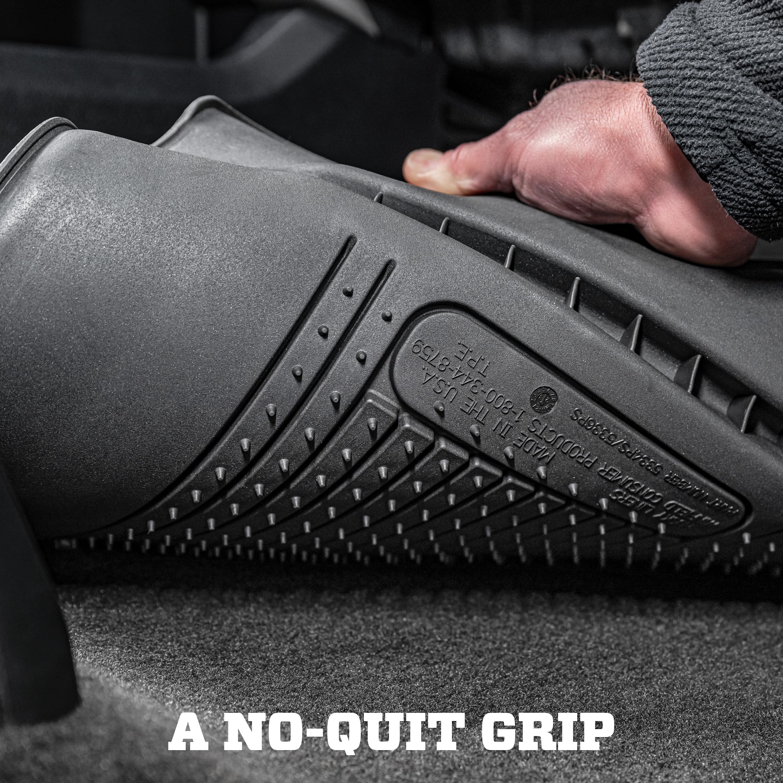 WeatherBeater WK second-row mat protects carpets from daily wear.