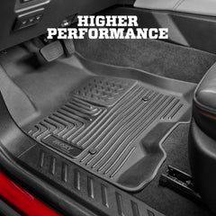 WeatherBeater three-piece set on display shows full vehicle floor protection.
