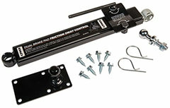 Husky Towing 34715 sway control kit components laid out for assembly