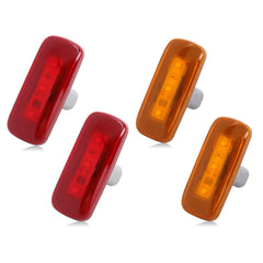 HUSUKU dual cab bed fender amber front-left light enhances Dodge Ram visibility