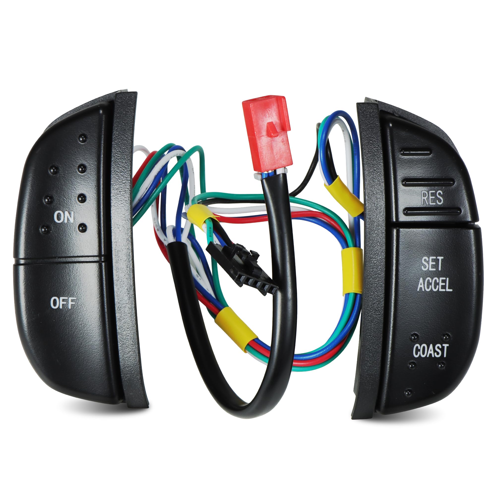 HUSUKU steering wheel cruise control kit for Ford Excursion and Expedition, non-backlit design.