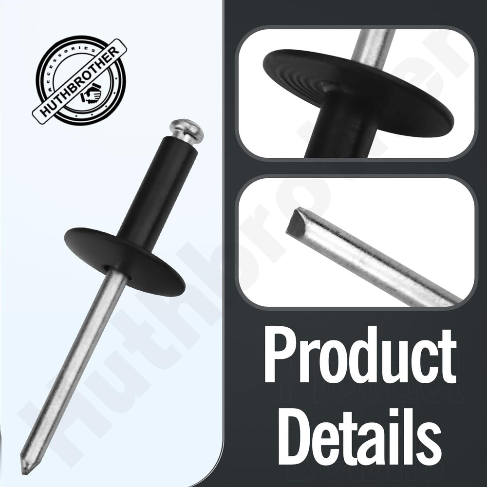 Huthbrother 70-pack packaging – ready-to-use rivets for DIY projects