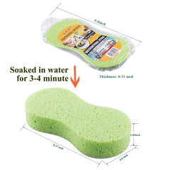 Huvai perforated-surface car sponge catches dirt and builds rich foam without scratching.
