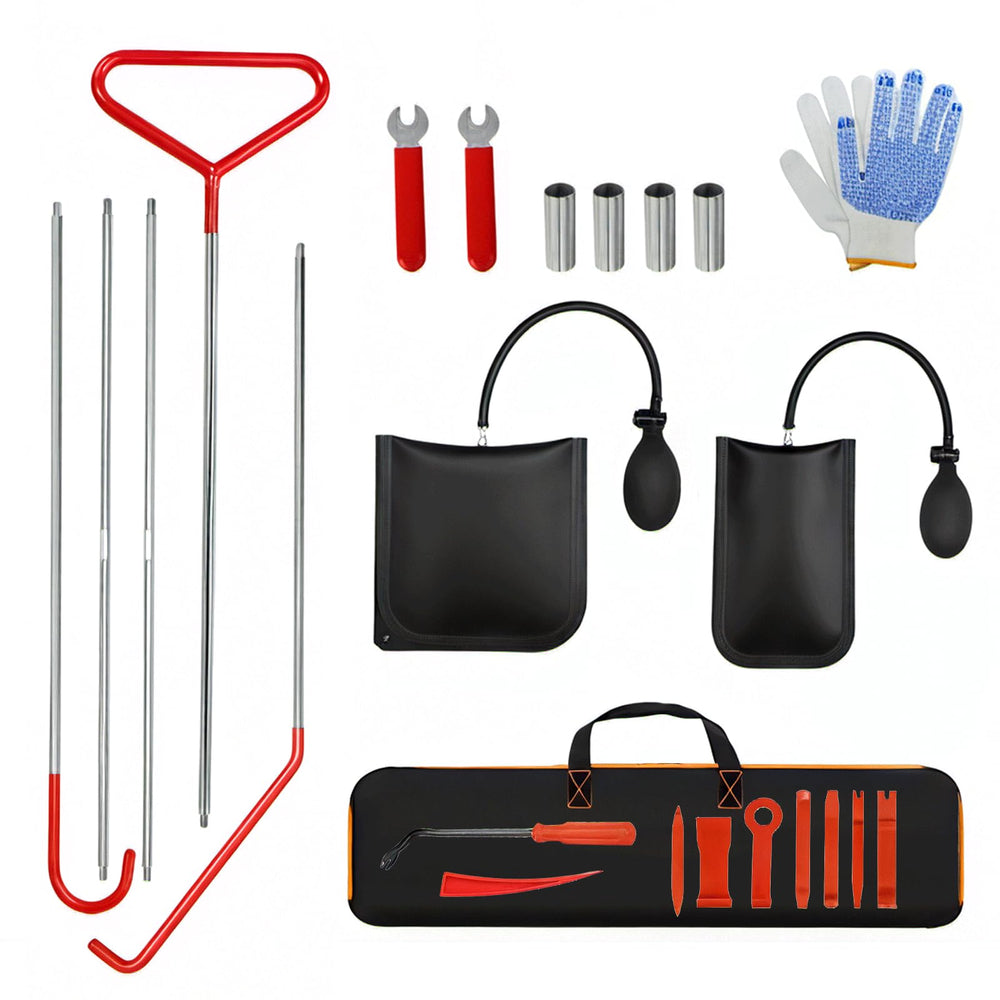 HUWAIGOU 25 piece stainless steel repair tools set with portable storage bag for easy transport