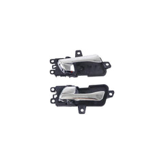 HUYILUN0104 chrome interior door handle left front close-up showing durable finish.