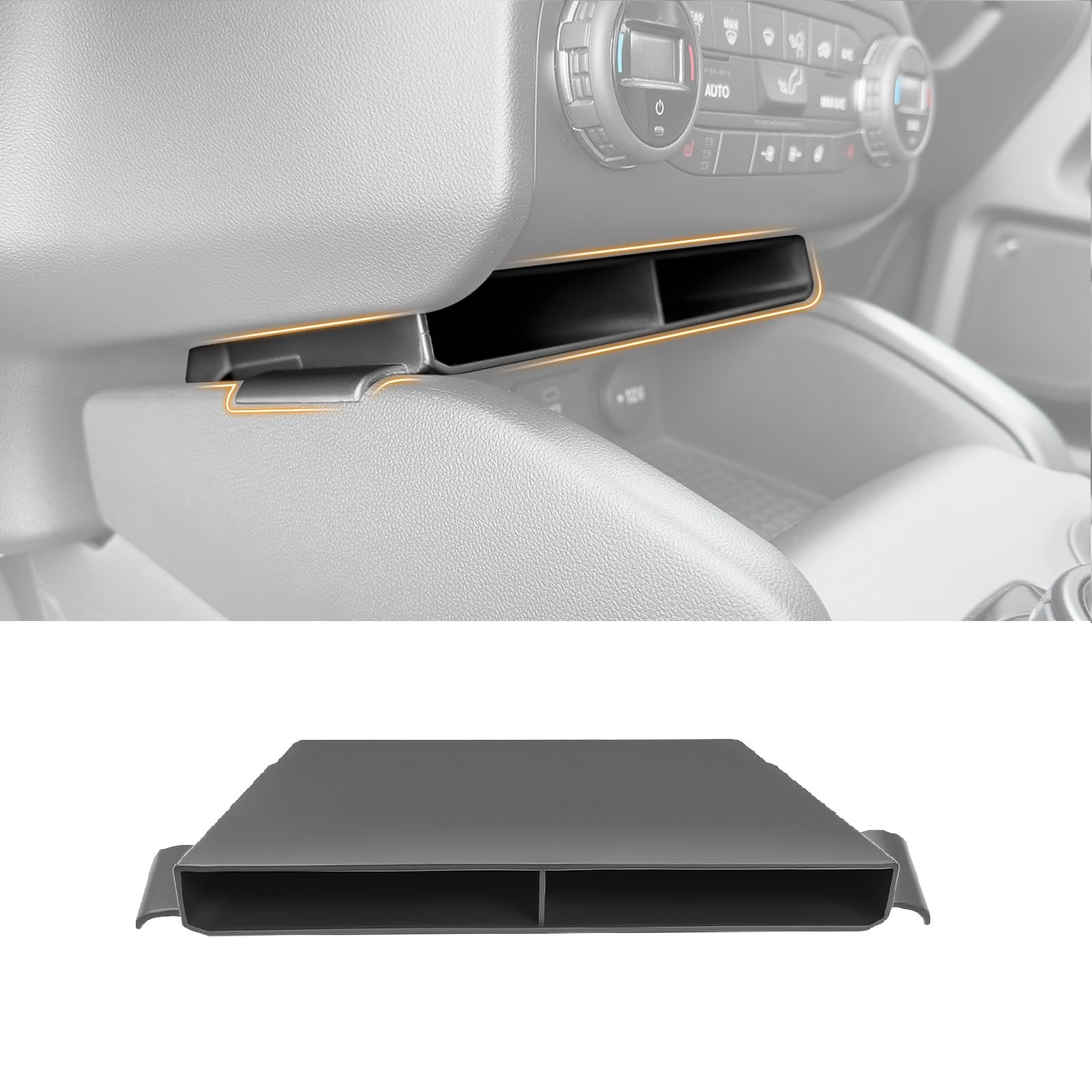 HUYINPJ center console organizer for Bronco Sport keeps small items within reach