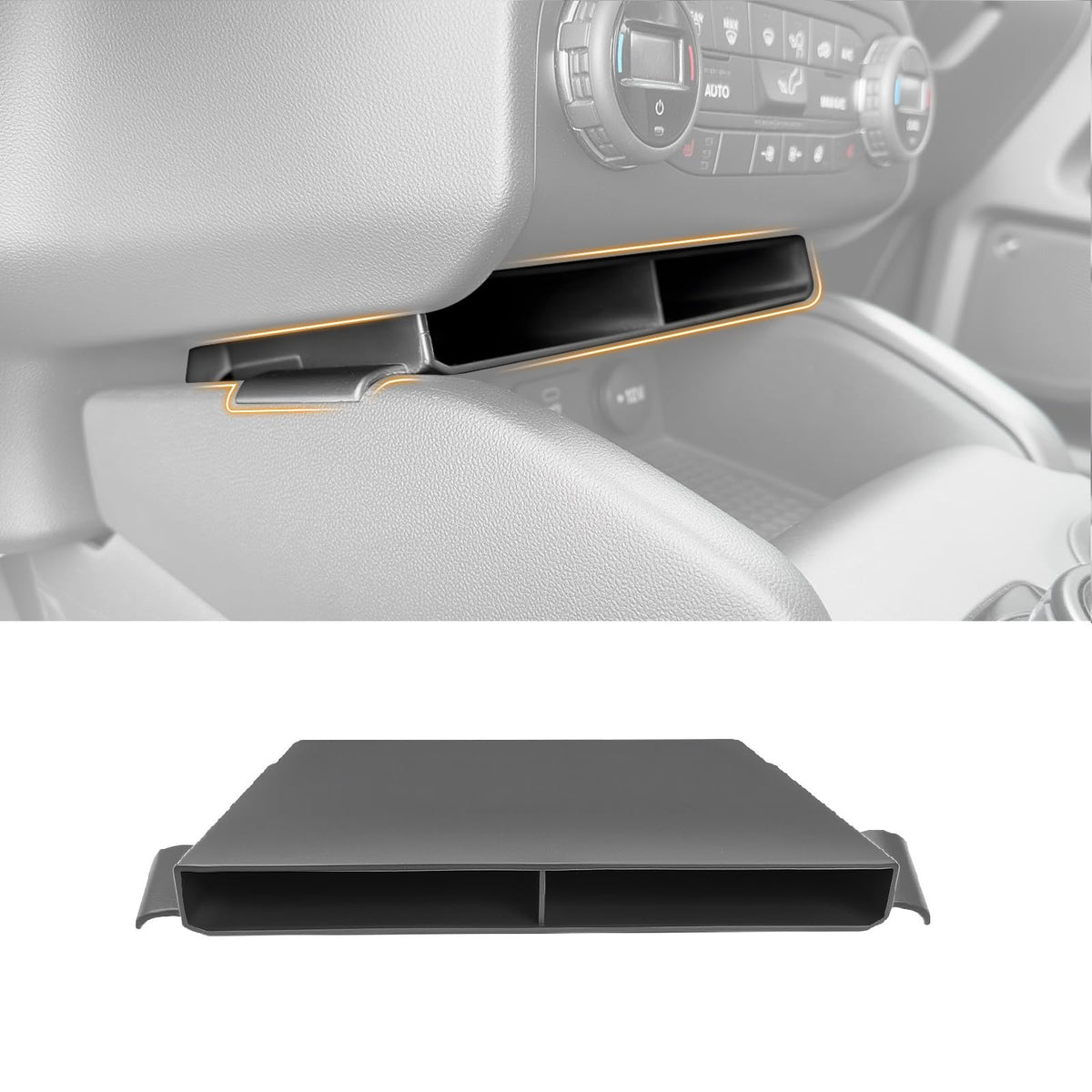 HUYINPJ center console organizer for Bronco Sport keeps small items within reach