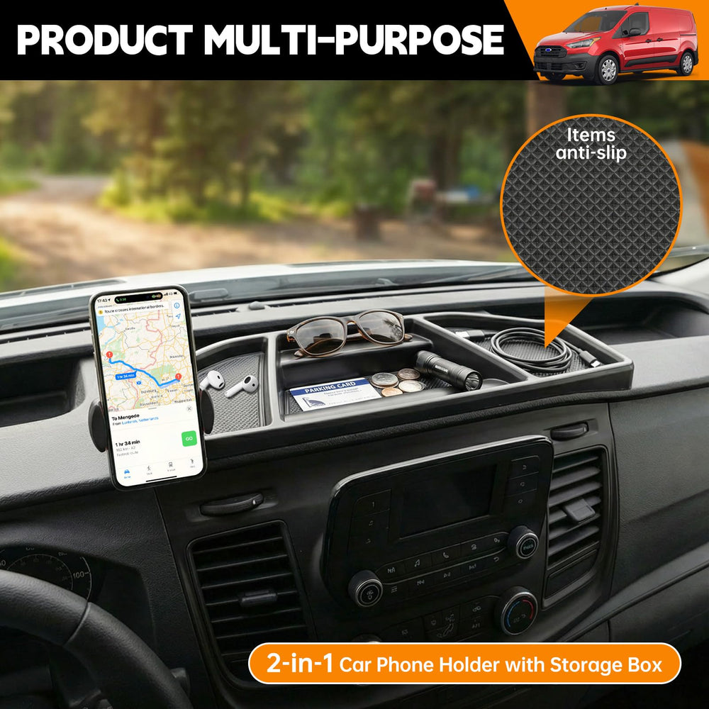 HUYINPJ dash tray storage keeps essentials within easy reach