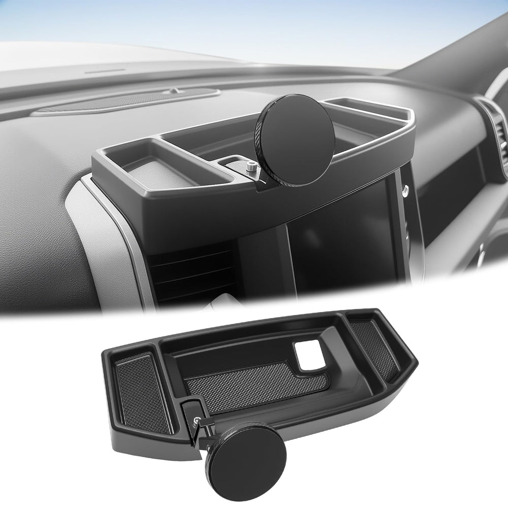 HUYINPJ Ram dash tray with a 5-inch screen keeps phone secure and accessible on the go.