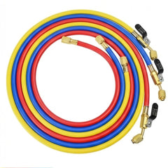 Brass ball valve hose with 1/4in fittings for secure connections
