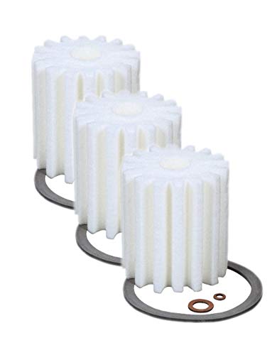 HVAC Parts RF-1 micron fuel filter trio for compatible systems, promoting cleaner fuel flow.