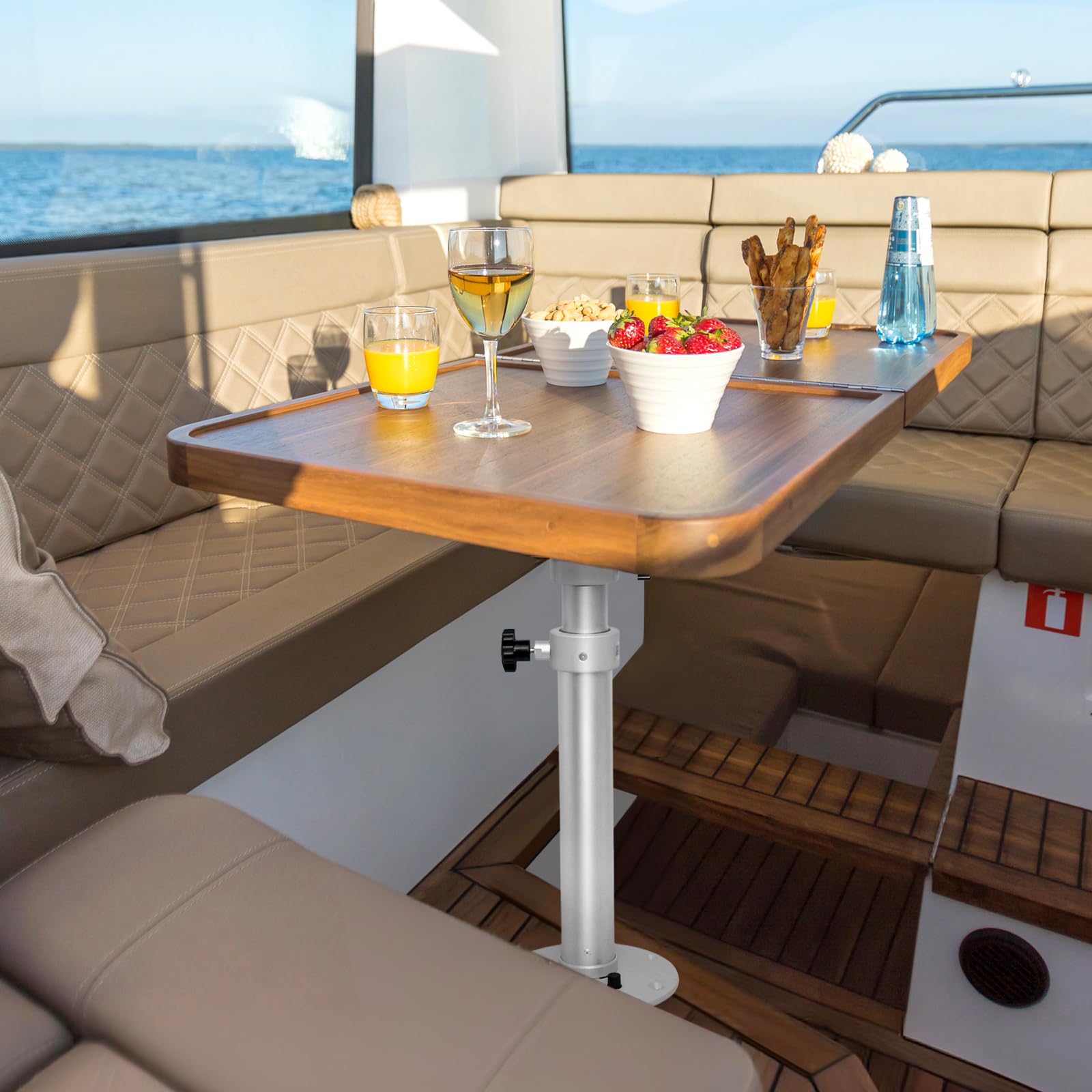 HWHongRV detachable-desktop ensures secure top when stowed or moved.