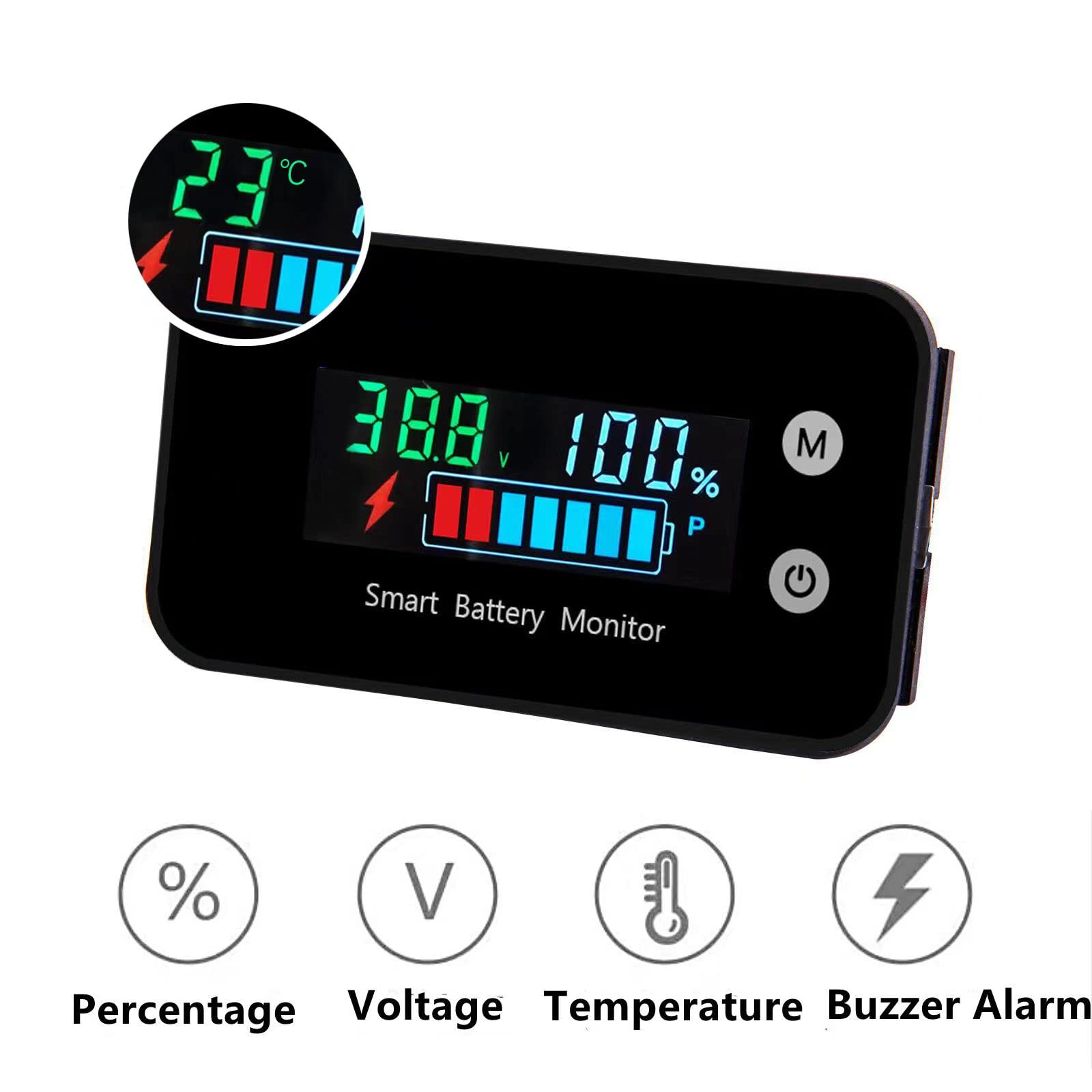 hwnguJ device with buzzer alarm for voltage alerts