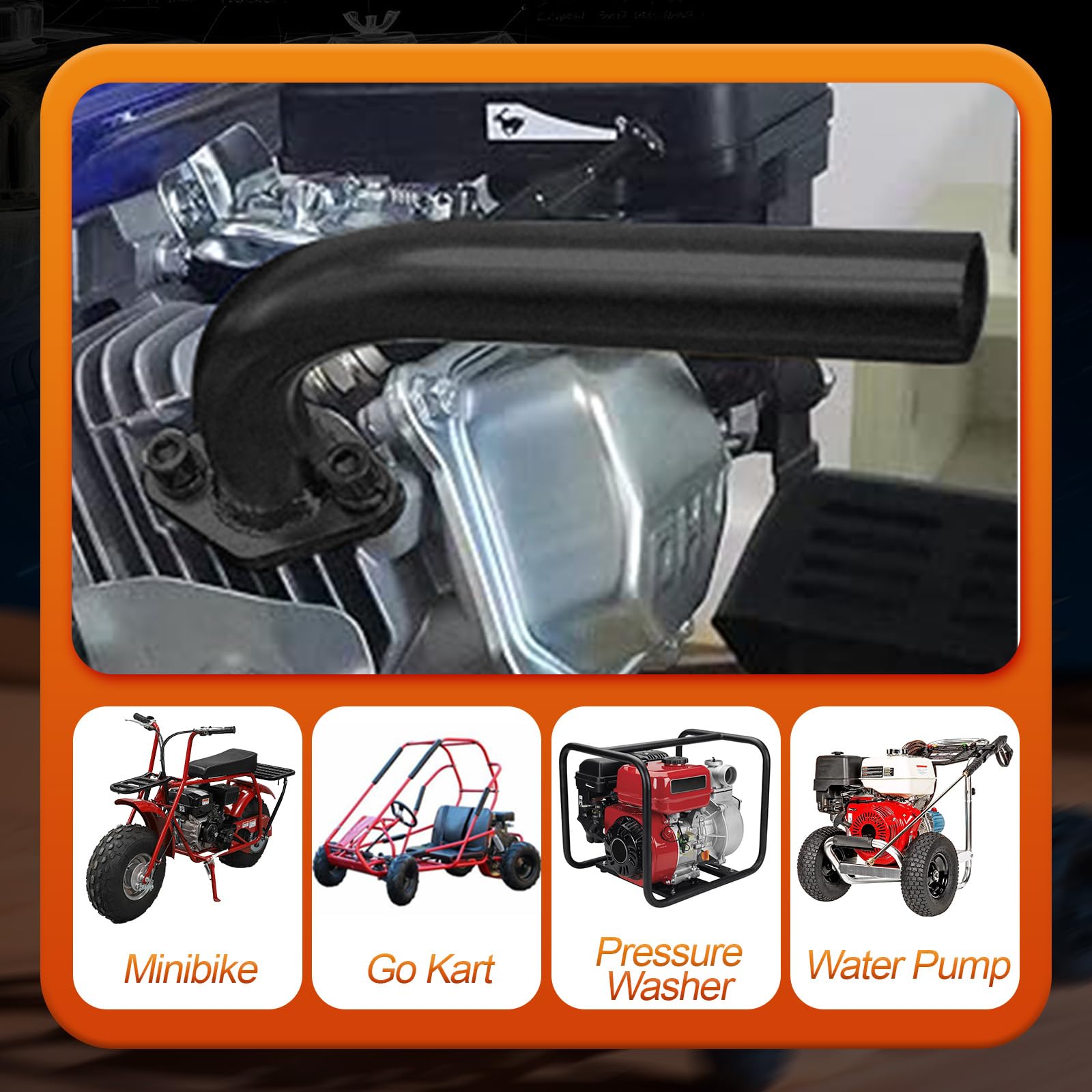 HXGXKBQ GX160/GX200 fitment with clear engine compatibility