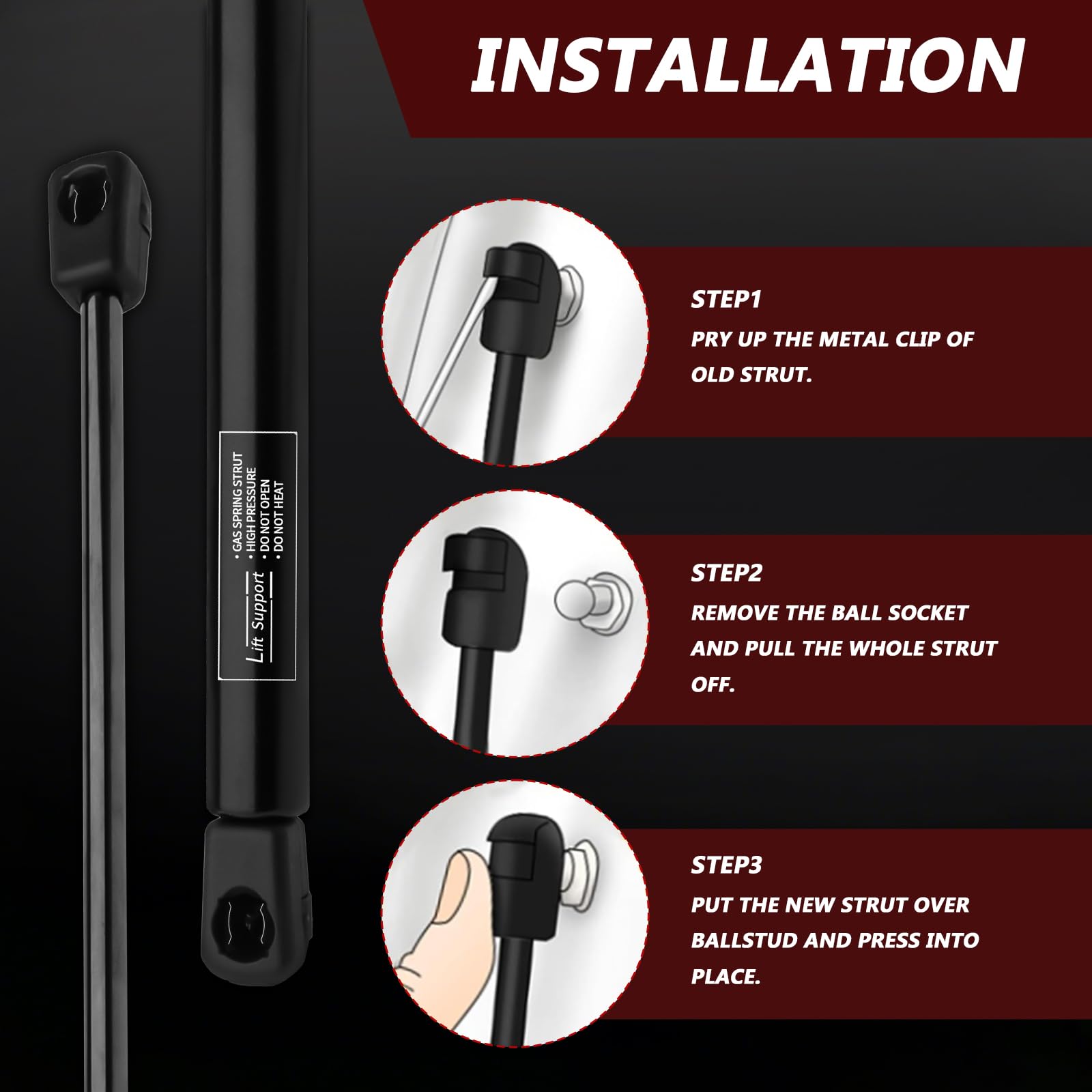 HXSKJMX multi-lobe seals prevent leaks and maintain hood support.