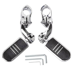HY-SPEED engine guard highway peg left installed for extended foot position