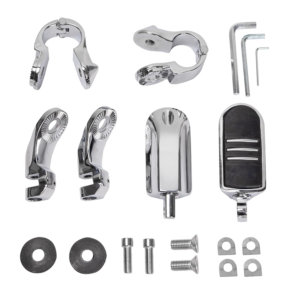 HY-SPEED highway pegs mounted on motorcycle for comfortable riding