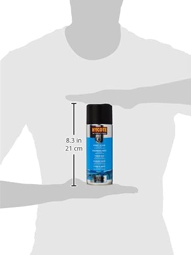 Hycote matt black aerosol suitable for ceramic, metal and plastic surfaces.