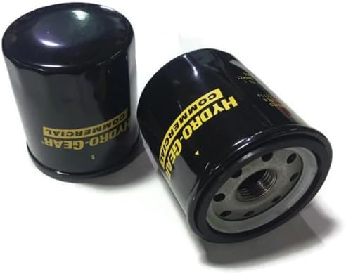 Hydro-Gear 52114 spin-on oil filter pack close-up for maintenance.