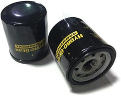 Hydro-Gear 52114 spin-on oil filter pack close-up for maintenance.