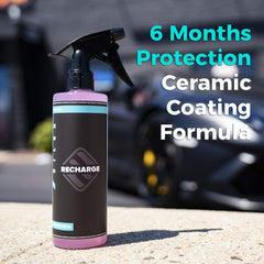 HydroSilex Recharge delivers a glossy finish after wipe-down
