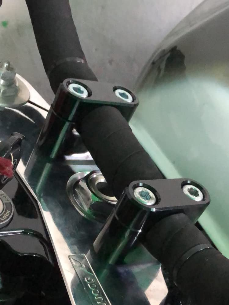 HYEPIVOT CNC anodized fat bar riser offers durable color and finish.
